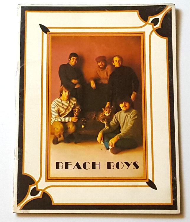BEACH BOYS 1968 TOUR CONCERT PROGRAM BOOK w/ POSTER !!!